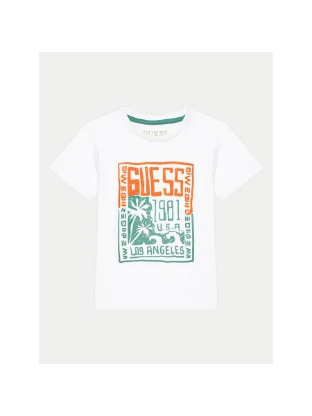 Guess Póló Regular Fit fehér