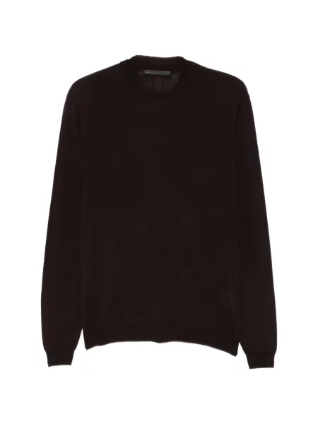 Lung pulover Low Brand negru