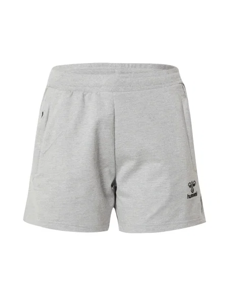 Hummel Pantaloni sport Move Grid gri deschis negru