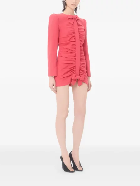 Rochie Valentino Garavani de lână de costum roz