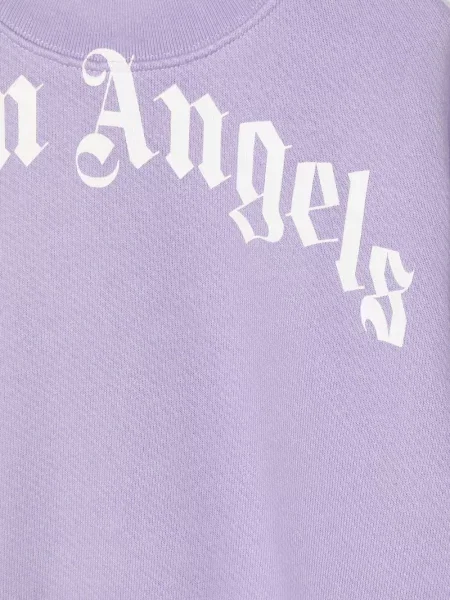 Bluza dziecięca Palm Angels fioletowa