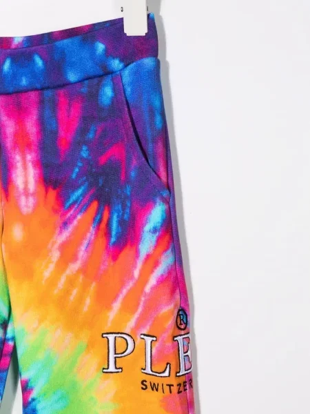 Spodnie dziecięce Philipp Plein fioletowe