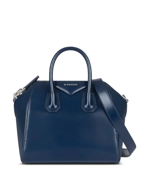 Geantă Givenchy cu autograf albastru
