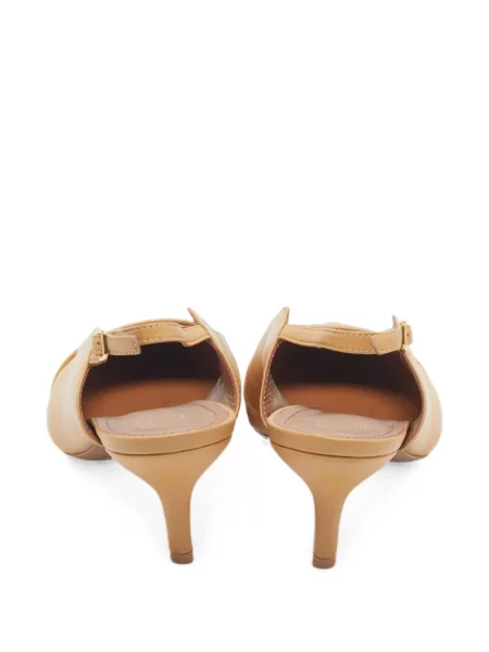 Pantofi cu toc Malone Souliers din piele maro
