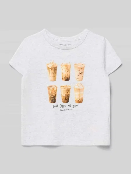 T-shirt z detalem z logo model CLASSIC' Abercrombie&fitch