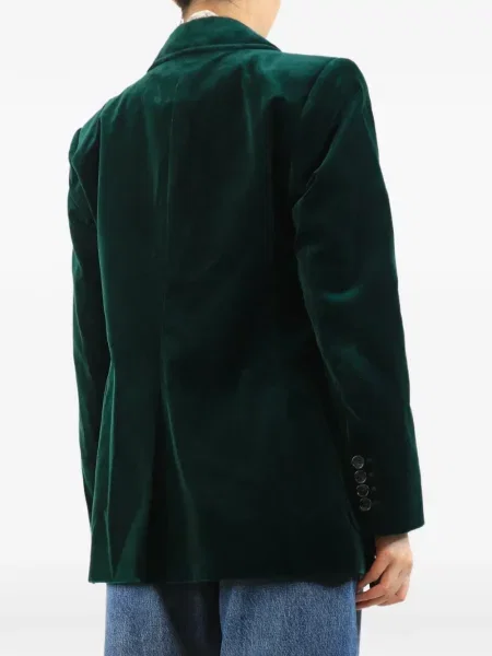 Sacou Bella Freud cu două rânduri de nasturi verde