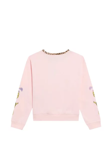 Bluza dziecięca Roberto Cavalli różowa