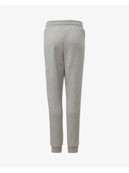 Pruhované nohavice Adidas Originals sivá