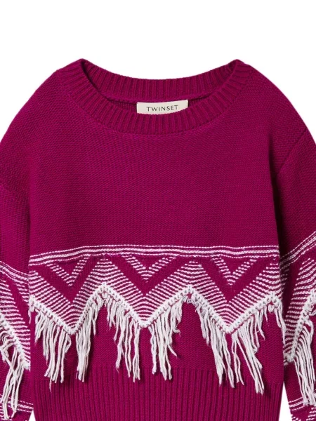 Sweter dziecięcy Twinset różowy