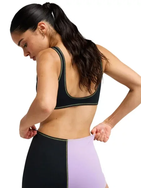 Stanik bikini dla Kobiety THE RETRO ESSENTIALS SPORTS BRA fioletowy