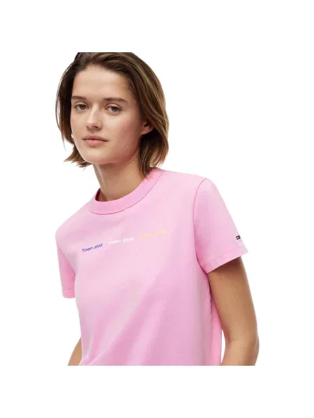 Tricou Tommy Hilfiger roz