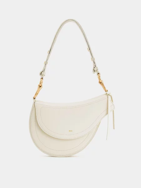 Кожаная сумка Jw Pei белая