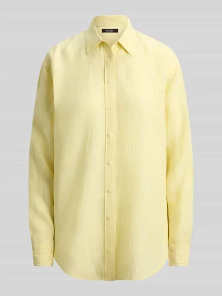 Bluzka lniana krój regular fit Lauren Ralph Lauren