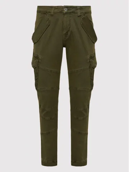 Alpha Industries Kalhoty z materiálu Combat Zelená khaki