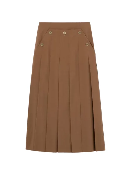 Fustă midi Claudie Pierlot maro