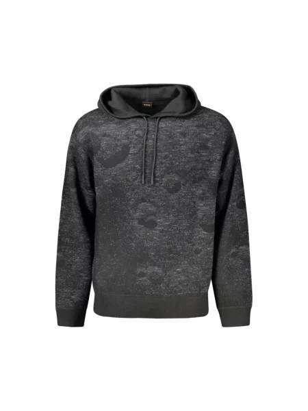 Sweter Hugo Boss wełniany czarny