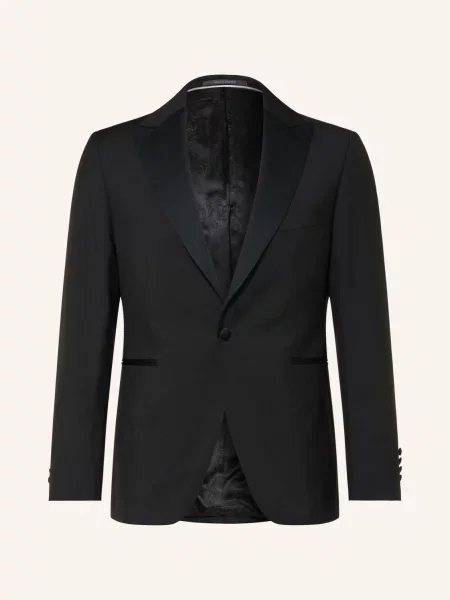 Wilvorst Oblekové Sako Slim Fit schwarz