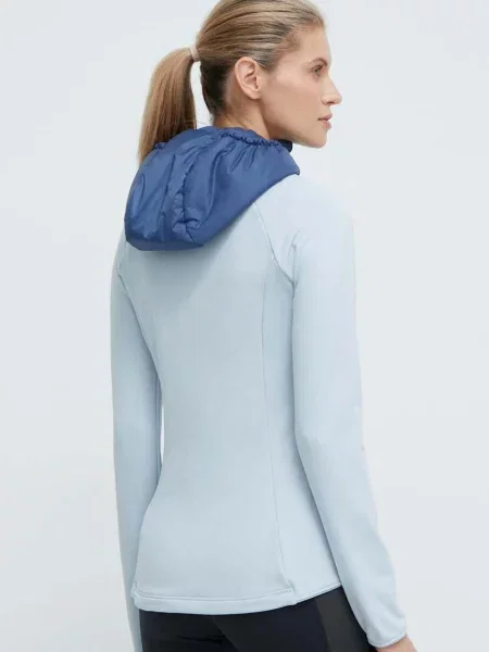 Outdoorová bunda Jack Wolfskin Routeburn Pro Hybrid modrá
