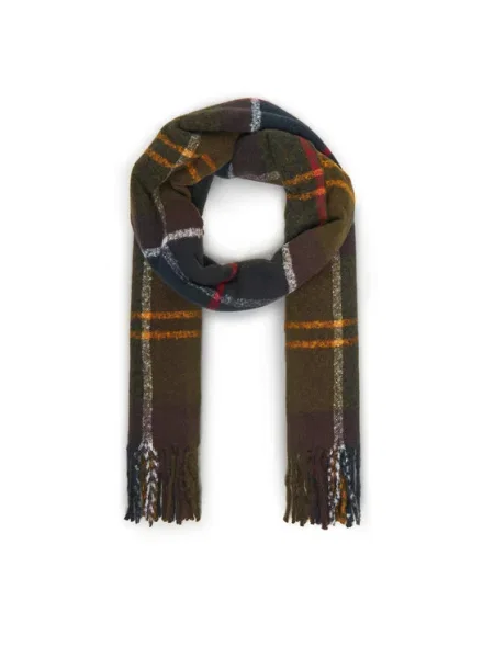 Barbour sál mintás zöld