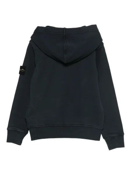 Bluza z kapturem dziecięca Stone Island niebieska