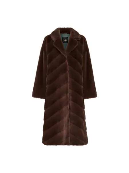 Sztuczne futro futro Cesare Gaspari brązowe