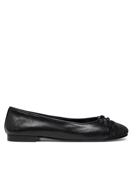 Балетки Tory Burch с закрытым носком черные