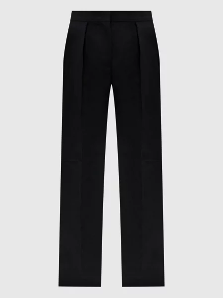 Шерстяные брюки Jil Sander черные