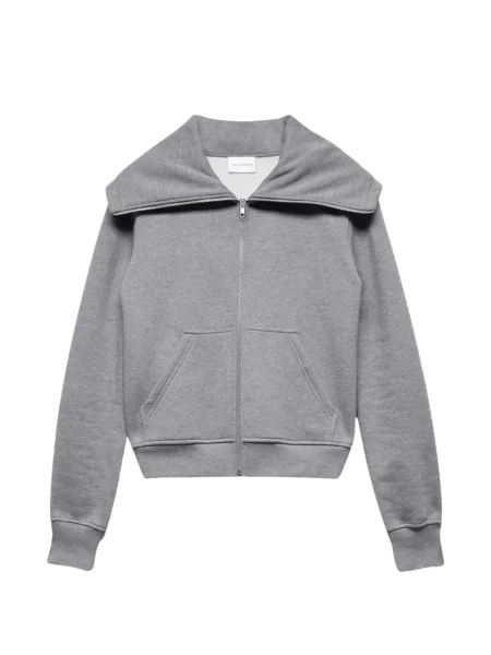 Mikina s kapucňou 7 For All Mankind sivá