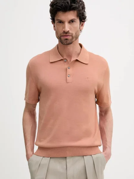 Calvin Klein polo de portocaliu