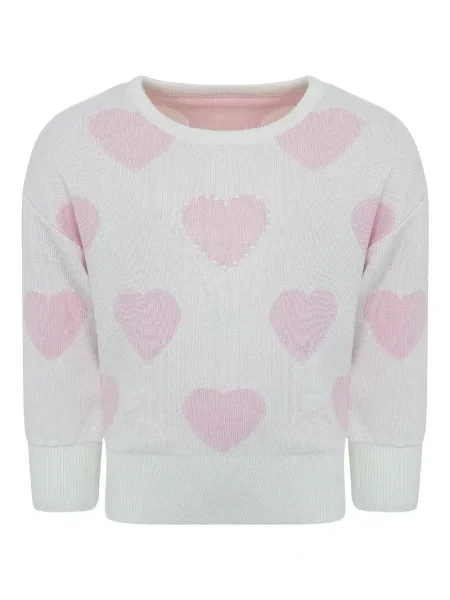 Sweter dziecięcy Lapin House biały