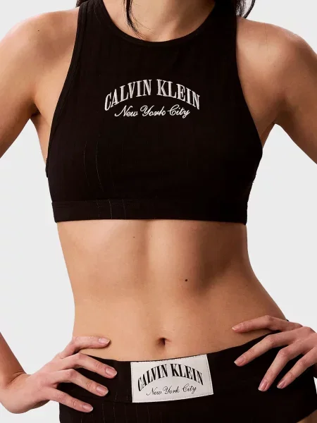 Бюстгальтер Calvin Klein без подкладки черный