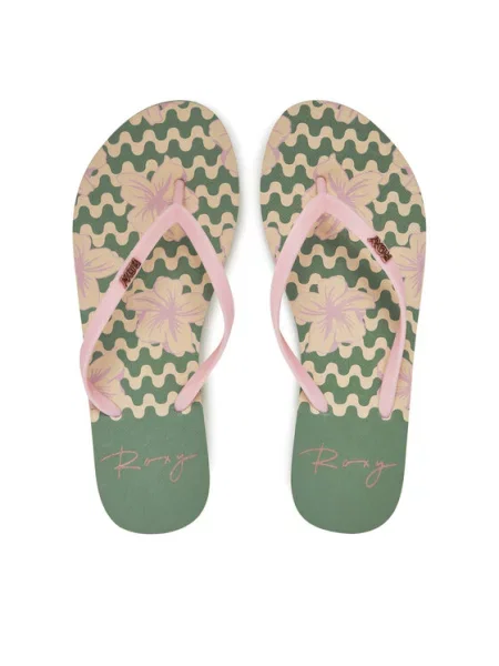 В'єтнамки ROXY Viva Stamp II sage рожеві
