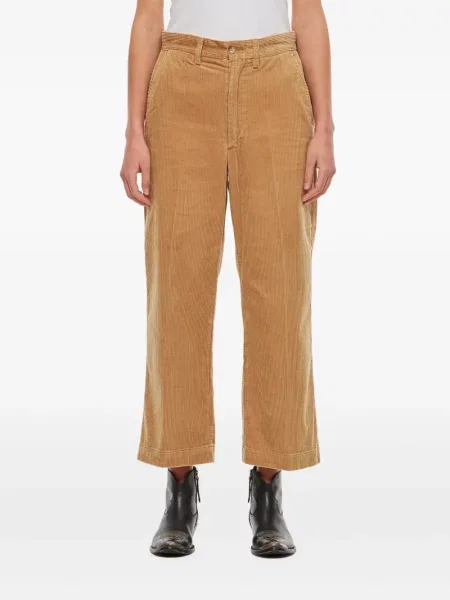 Cămașă Polo Ralph Lauren de catifea cord portocaliu