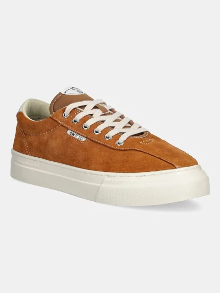 Ниски кецове Stepney Workers Club DELLOW 02 CUP SUEDE кафяво