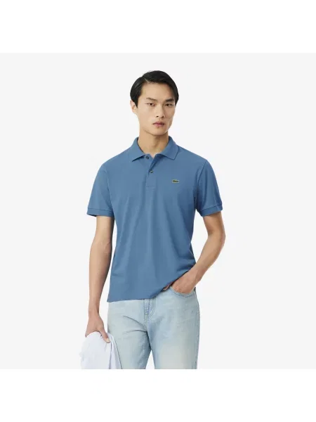 Lacoste Koszulka Polo Light Classic Fit niebieska