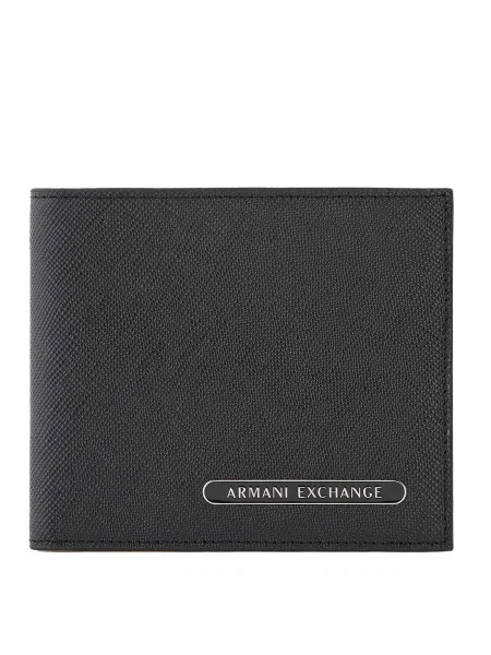 Denarnica Armani Exchange črna