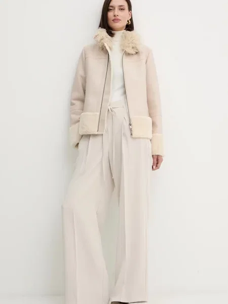 Куртка Twinset демісезонна бежевий