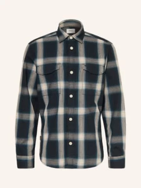 Camel Active Košile Regular Fit tmavě modrá / světle / modrá šedá