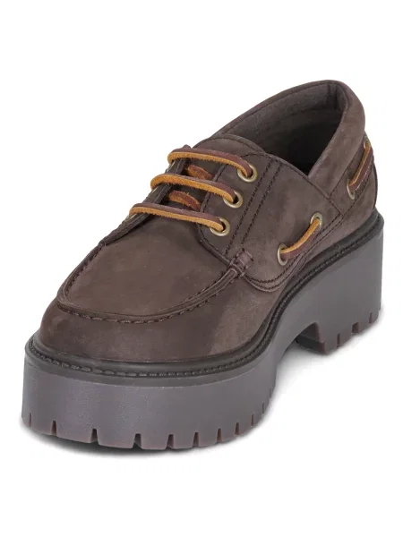 Pantofi Timberland streetstyle cu strasuri maro