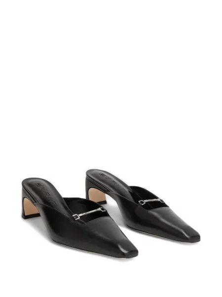 Papuci tip mules By Far negru