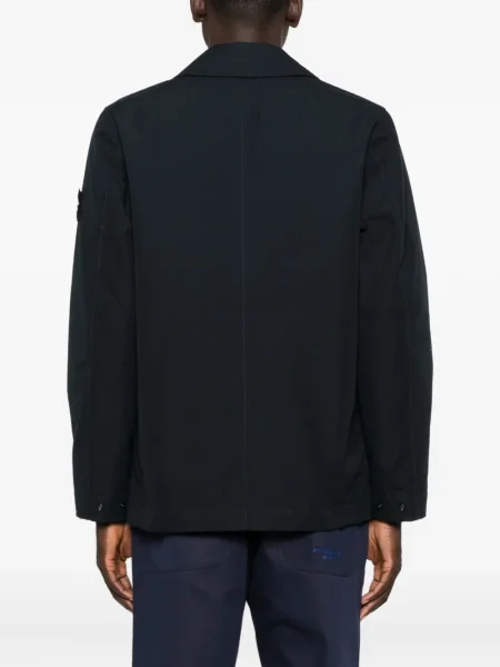 Geacă parka Stone Island cu strasuri albastru