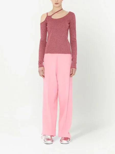 Asimetriškas palaidinė be rankovių Jw Anderson rožinė