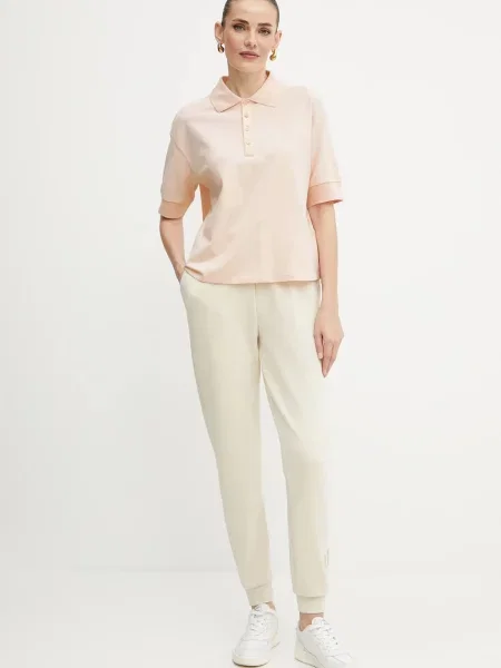 Armani Exchange polo pomarańczowy