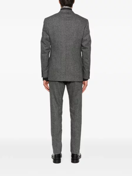 Costum Canali de lână de costum gri