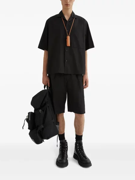 Pantaloni scurți Jil Sander negru