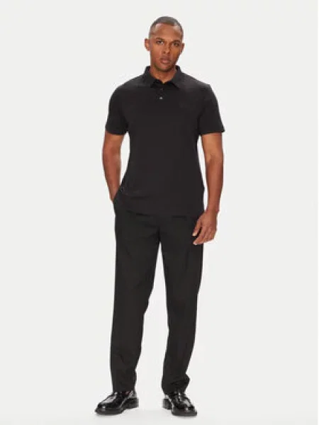 Calvin Klein Polokošile Supima černá