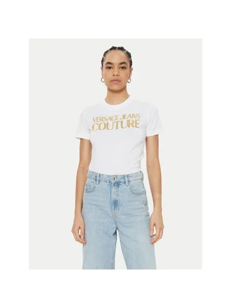 Versace Jeans Couture Póló Regular Fit fehér