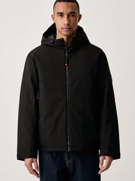 Tommy Hilfiger prošívaná bunda černá
