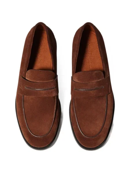Szarvasbőr loafer Zegna barna
