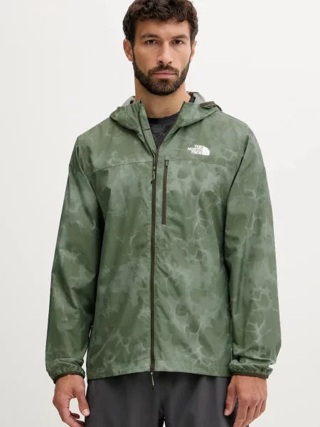 Ветровка The North Face Higher Run преходен модел зелено